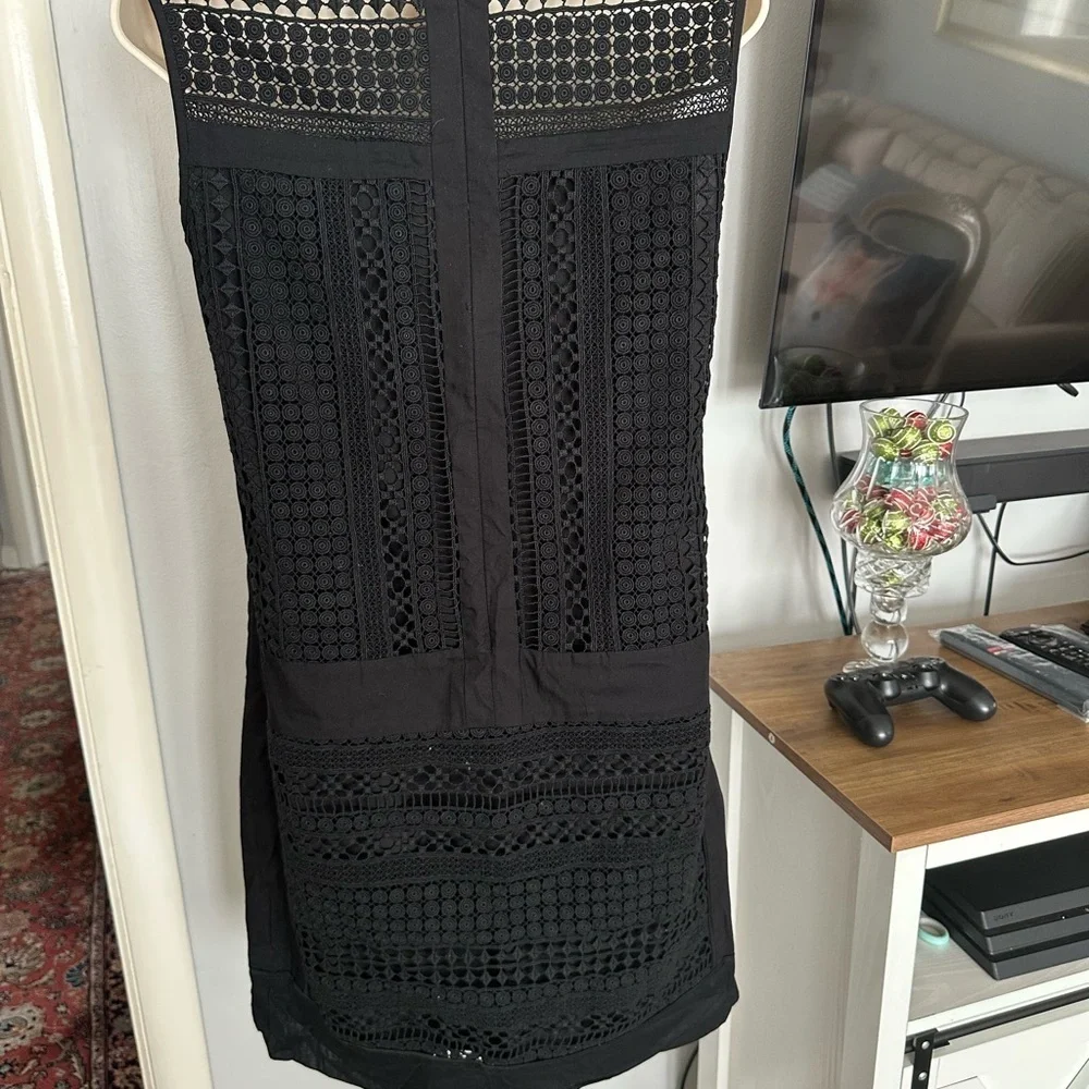 J.CREW Elegant Black Lace Dress size TXS